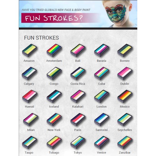 Global Fun Stroke Leannes Rainbow By Global (Leannes Rainbow)